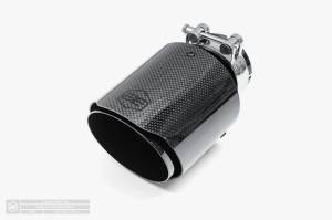 Aero Exhaust - Aero Exhaust - Carbon Fiber Exhaust Tip - 4" Outlet 6.5" Overall Length Angle Cut Outlet - Image 2