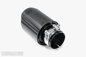 Aero Exhaust - Aero Exhaust - Carbon Fiber Exhaust Tip - 4" Outlet 6.5" Overall Length Angle Cut Outlet - Image 3