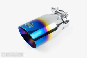 Aero Exhaust - Aero Exhaust - Blue Flame Tip - 3.5" Outlet 7" Overall Length Double Wall Angle Cut - Image 1