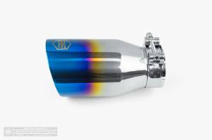 Aero Exhaust - Aero Exhaust - Blue Flame Tip - 3.5" Outlet 7" Overall Length Double Wall Angle Cut - Image 2