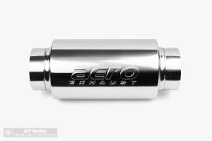 Aero Exhaust - Aero Exhaust Resonator - ar40 AR Series - 4.0" Inside Diameter Necks 6.0" Body Diameter - Image 2