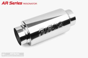Aero Exhaust Resonator - ar40 AR Series - 4.0" Inside Diameter Necks 6.0" Body Diameter