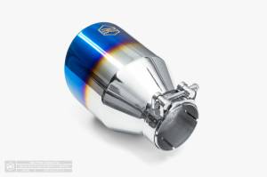 Aero Exhaust - Aero Exhaust - Blue Flame Tip - 4.5" Outlet 7" Overall Length Double Wall Angle Cut - Image 3